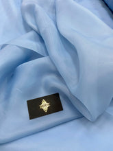 Organza Sidefata Blue -  3 m Latime